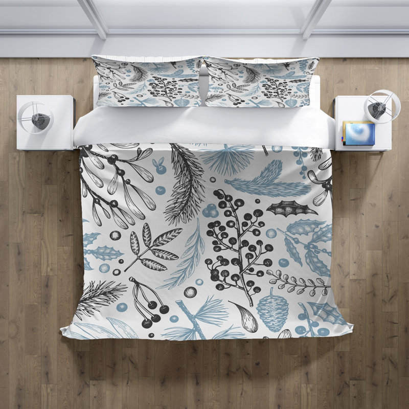 Literie , Housse de couette grand + 2 grandes taies décorat