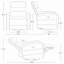 Fauteuil inclinable électrique pivotant 33,3 po Nylie-929815126-900991672