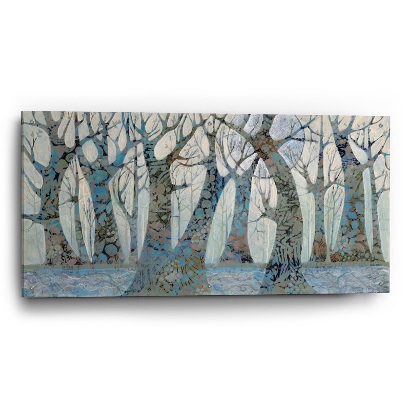  «Place Of Stillness» par Sue Davis, art mural en verre acrylique, 48 po x 24 po, H 24 po x l 48 po