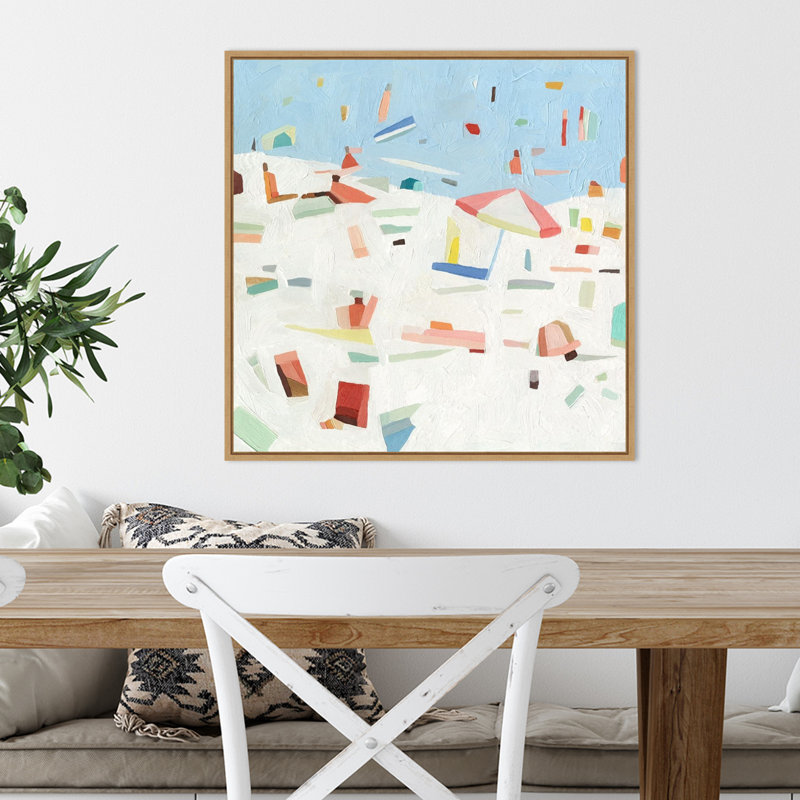 Chahna " Summer Confetti IV " by Emma Scarvey Painting Print, 22" H x 22" W x 2" D