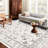 Area Rug,  Vintage Bohemia Non-Slip Washable Rug For Living Room Kitchen Bedroom Living Room Flower Design Light Khaki/Beige-1552352602