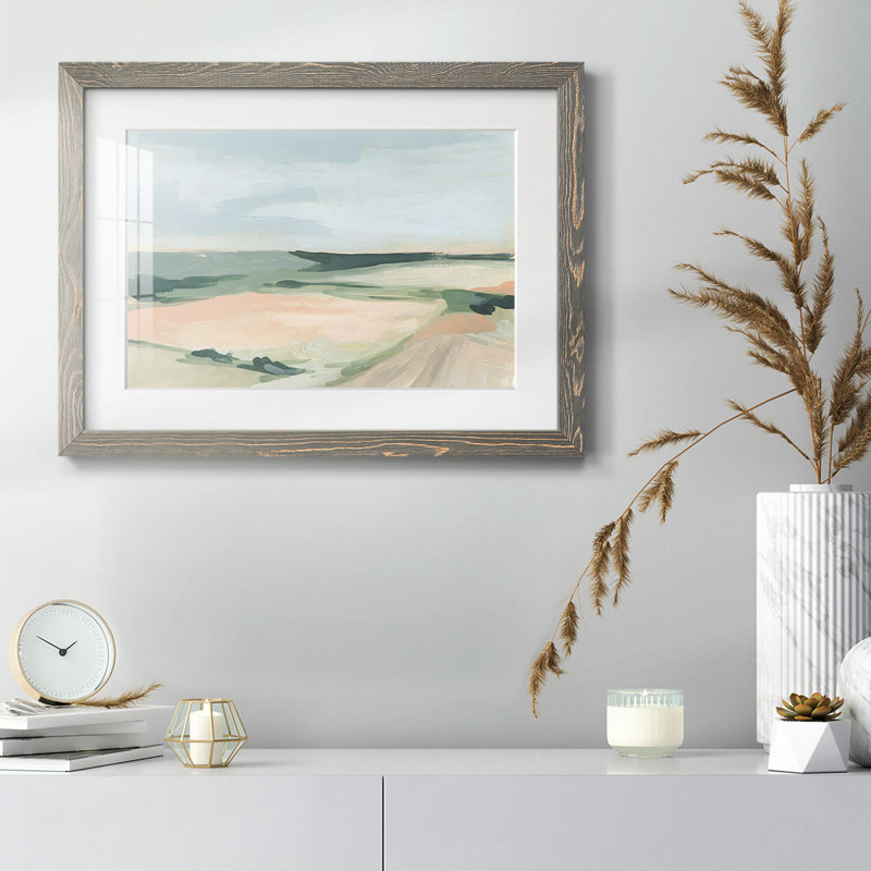 Pastel Plains I, Gris, H 14 po x l 20 po x P 1,5 po