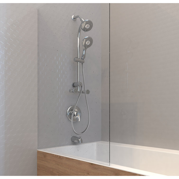 Symphony Polished Chrome Retrofit Shower Faucet Complete Shower System