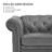 Fynlie 2-Piece Tufted Upholstered Velevt Chesterfield Standard Sofa Couch Accent Chair Living Room Furniture Set-1284729811