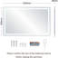 Rectangle Wall Makeup / Shaving Mirror-1347374524