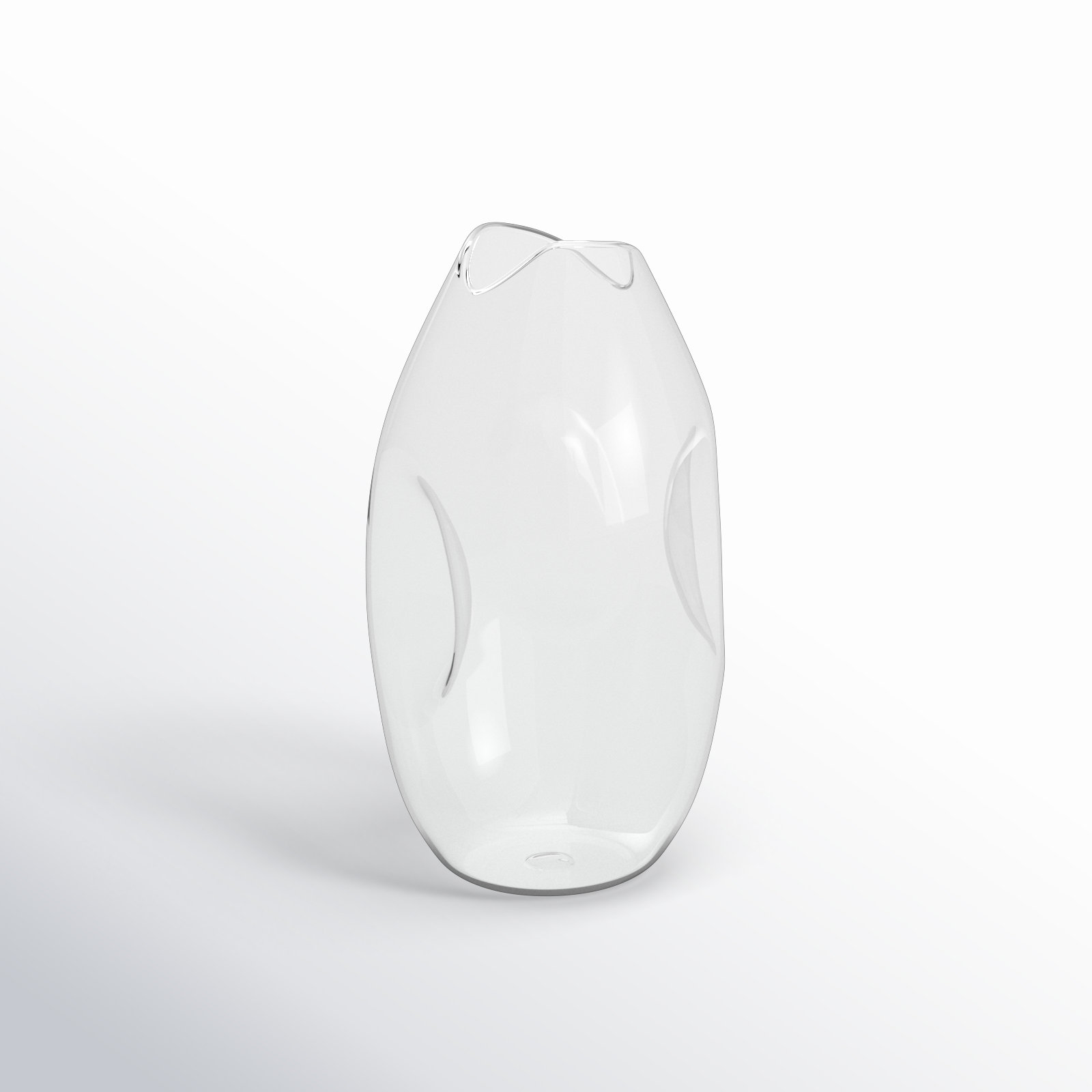 6.75'' Handmade Glass Table Vase