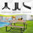 Dion 4 - Person Patio Dining Set Rectangular Table-1779235024