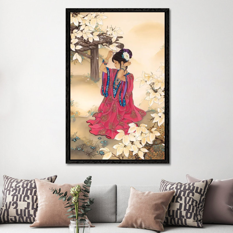 Perfection - Painting on Canvas, 152.5 cm H x 101.5 cm W, Black Framed