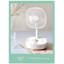 Ventilateur-refroidisseur télescopique pliable avec téléphone d'humidification kbndieu