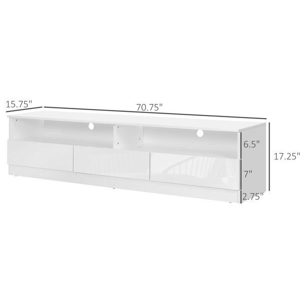 Ebern Designs Mostajo 70.9'' Media Console & Reviews - Wayfair Canada