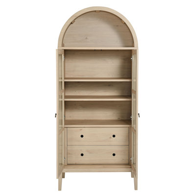 Grande armoire de rangement arquée Nolan