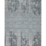 Avant Handmade Silk and Wool Floral and Abstract Area Rug
