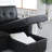 Lucca 84"W Vegan Leather Modern Reversible Sleeper Sectional Sofa With Storage Chaise