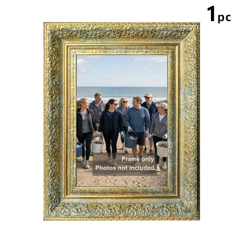 Cadre photo indémodable 1 pièce 11 "x 14" or antique pour affichage de photo, Antique Gold, 1, 11" W x 14" H