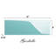 Carreau de verre mural 4 "x 12" Subway-54407450