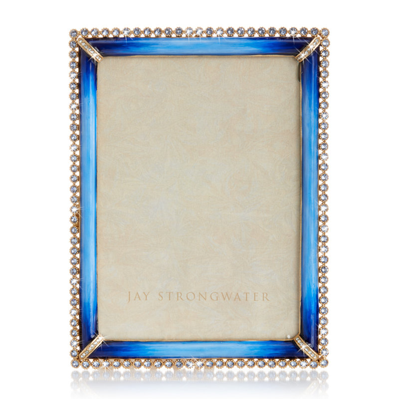 Rectangle Picture Frame, Blue, 4" x 6"