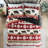King/Cal King Print Sherpa Comforter Set