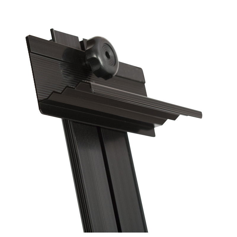 Black Adjustable Aluminum Studio Easel