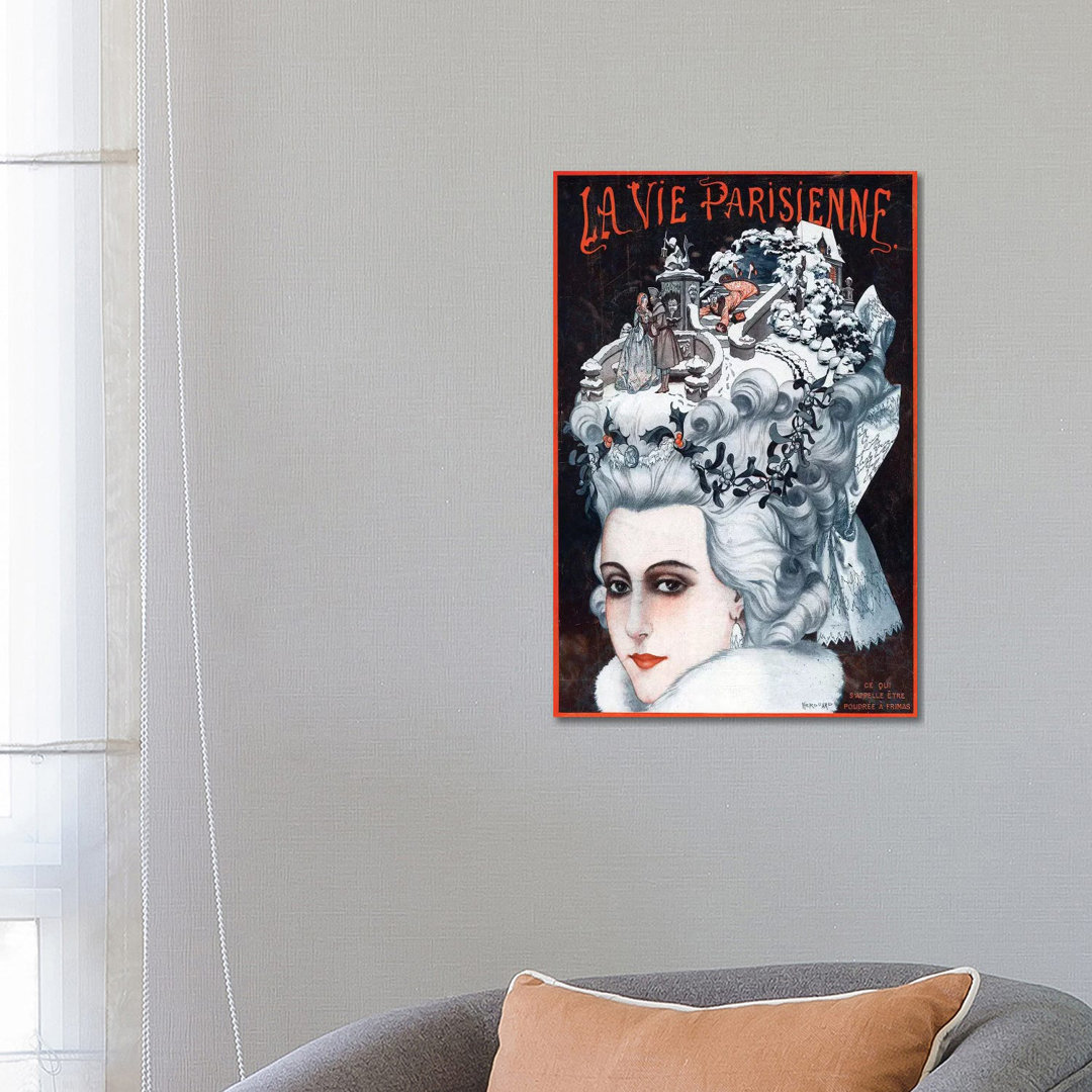 1923 La Vie Parisienne Magazine Cover by The Advertising Archives - Gallery-Wrapped Canvas GiclÃ©e