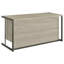 Bureau luge blanc et gris anthracite