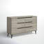 Commode double Weigel à 6 tiroirs de 147 cm de large-554641855