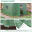 Polytunnel Walk In 300*200*200 cm Galvanised Steel 1 Piece Walk-in Greenhouse Green with Galvanised Steel Frame