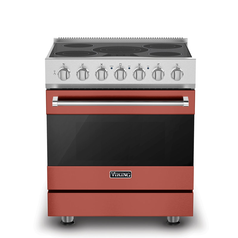 Viking30"W./24"D. Electric Self-Clean Range-5 Burners, Spiced Cider