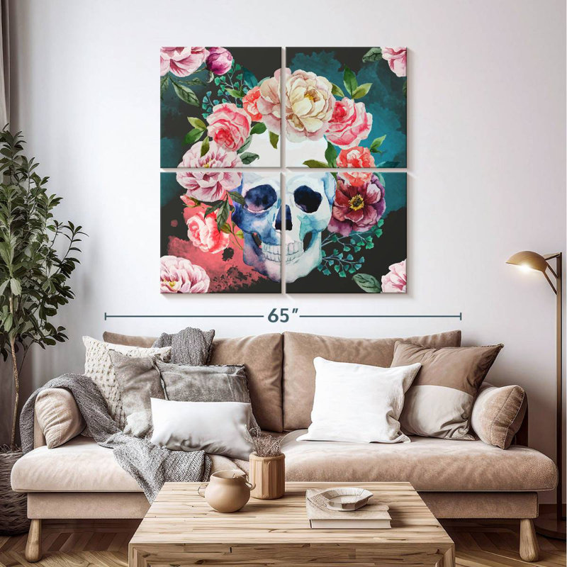 Kerner Floral Skull