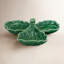 Cabbage Earthenware Divided Serving Dish-63806086-63806087