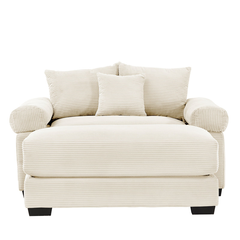 Canapé modulaire surdimensionné 54,3 po Cloud, Beige