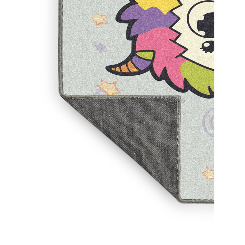 Tapis de vacances d'Halloween The Holiday Aisle®, Rectangulaire 7 pi x 10 pi