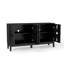 Buffet 60,5 "avec rangement, meuble télé, meuble de rangement avec 4 portes et tablettes réglables-274187402