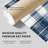 Abstract Blue Plaid Pattern XII Modern Unframed Art Print-1036578715