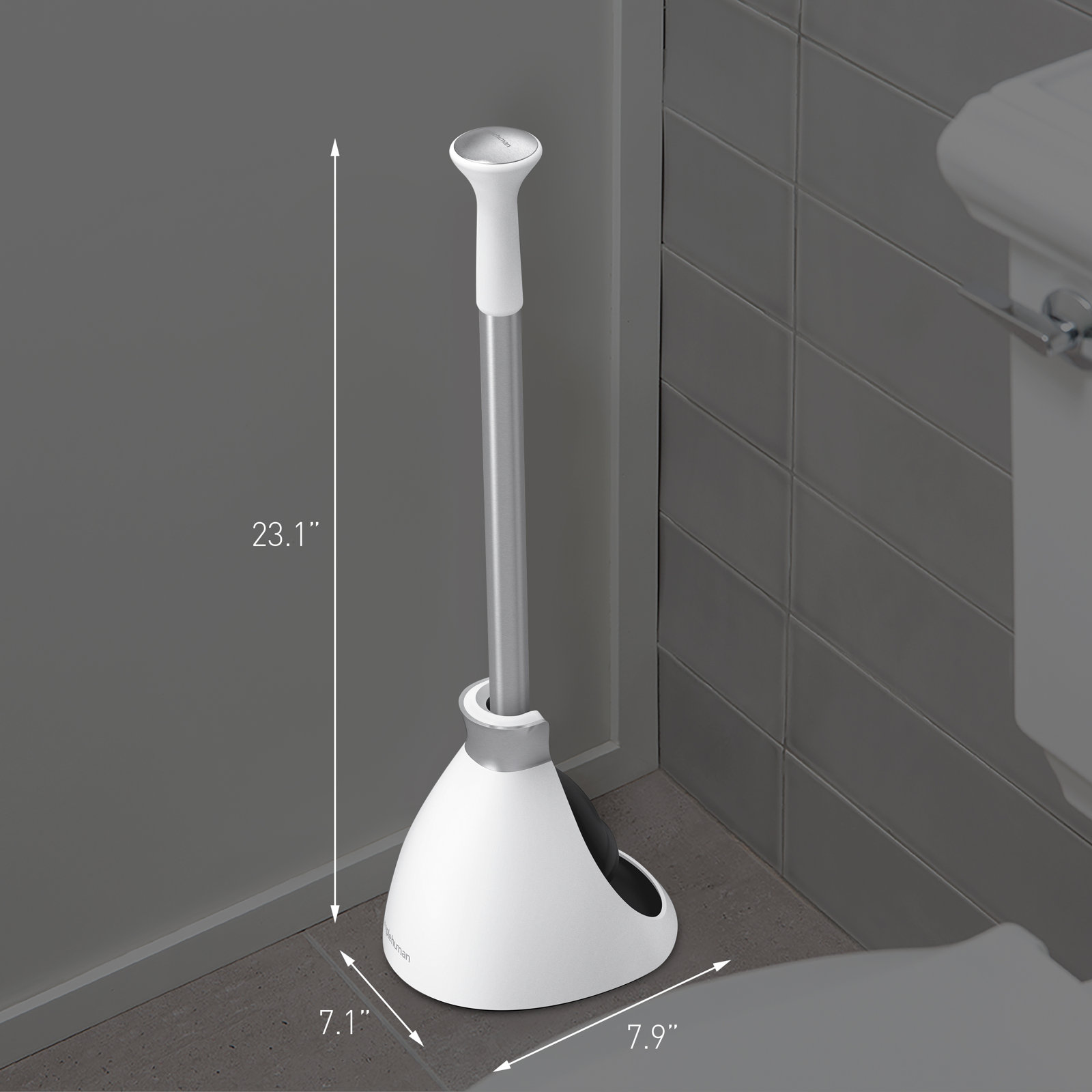 Simplehuman Plunger and Toilet Brush Set