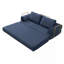 Canapé-lit convertible, canapé de plancher pliant avec tissu, multifonctionnel et confortable pour diverses utilisations-129864661