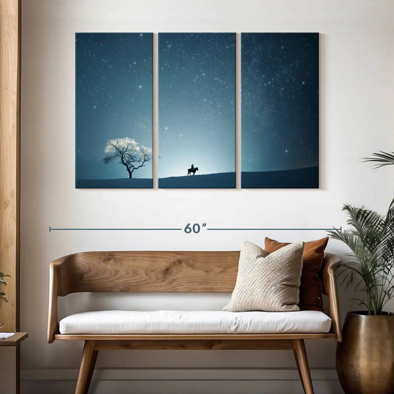 A Starry Night II, 32" H x 50" W