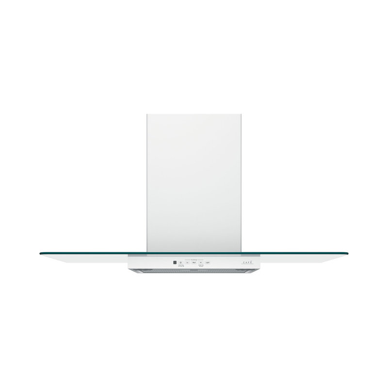 Café 350 CFM Convertible Wall Mount Range Hood with Nightlight, Matte White