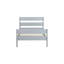 Lit simple gris avec tête de lit et rangement en bois d'hévéa de haute qualité, attrait minimaliste rustique-749490272