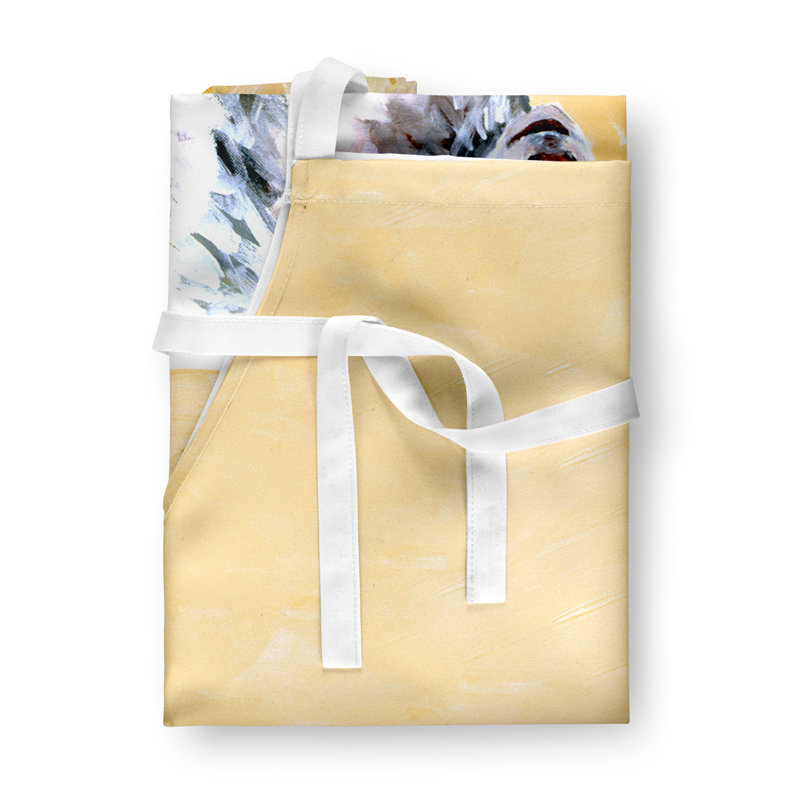 No Pattern Bib Apron