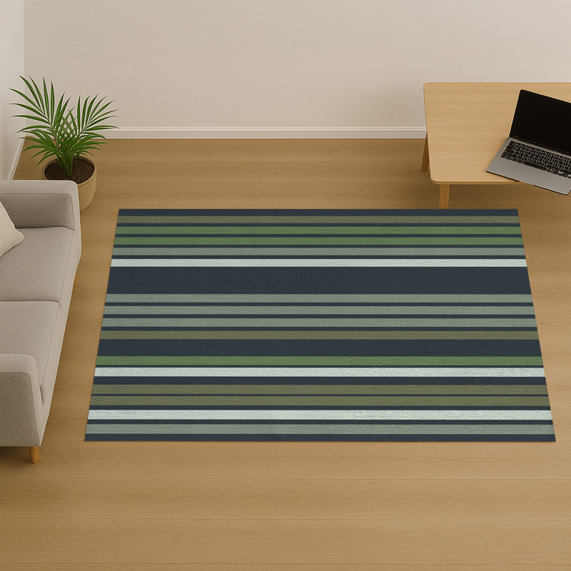 Geometric Area Rug, Runner 70 x 140 cm