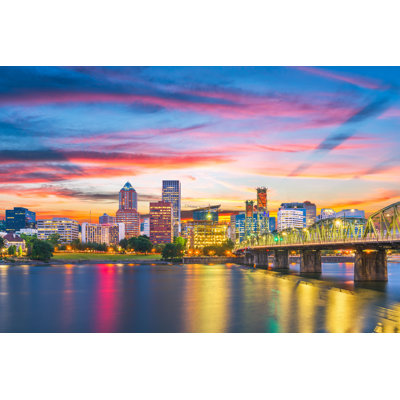 Portland, Oregon, USA 2 par - Photographie de toile tendue
