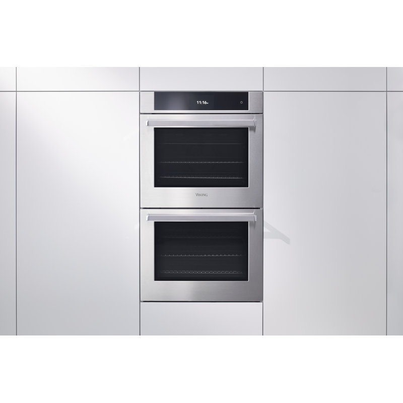 30"W. Double Electric Convection Oven, Stainless Steel