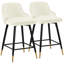 Swivel Velvet Upholstered Counter & Bar Stool With Solid Metal Frame-1929667204-1912855092-1921254708