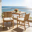 Outdoor Dining Armchair with Cushions