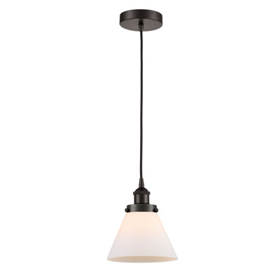 Mini-luminaire suspendu 1 lumière Cone