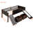 Twin Loft Bed - . Two Storage Boxes Included. Pine Wood Build Frame. Climbing Frame & Rope Entertainment. Double Chalkboard Inspirational. Slide For Quick Exit Size Boxes. Inspiration. Fast-1987334726