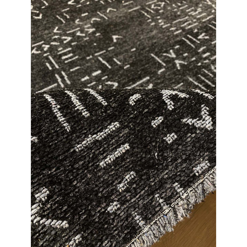 Tapis en coton avec envers antidérapant Laurencia, Tapis de couloir 2 pi 7 po x 5 pi 11 po