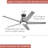 Akhavi Ceiling Fan with LED Lights-378983697
