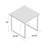 Solid Wood Top End Table