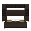Lit en bois avec armoire-850540454